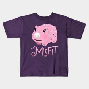 Misfit - Pig Without a Slot Kids T-Shirt